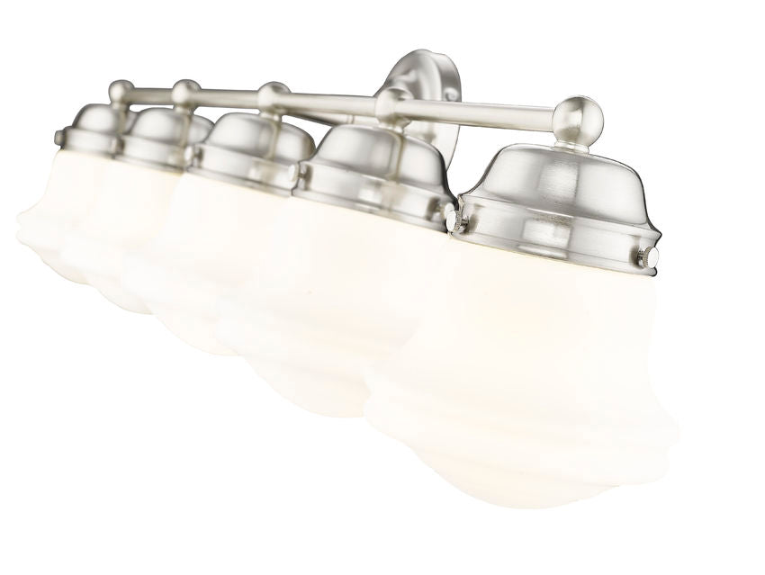 Z-Lite Vaughn Vanity Light 5-Light Brushed Nickel - Lighting House Orillia