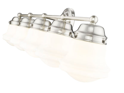 Z-Lite Vaughn Vanity Light 5-Light Brushed Nickel - Lighting House Orillia