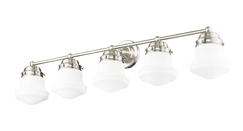Z-Lite Vaughn Vanity Light 5-Light Brushed Nickel - Lighting House Orillia