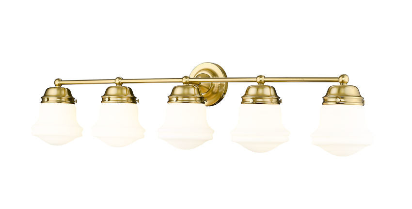 Z-Lite Vaughn Vanity Light 5-Light Luxe Gold - Lighting House Orillia