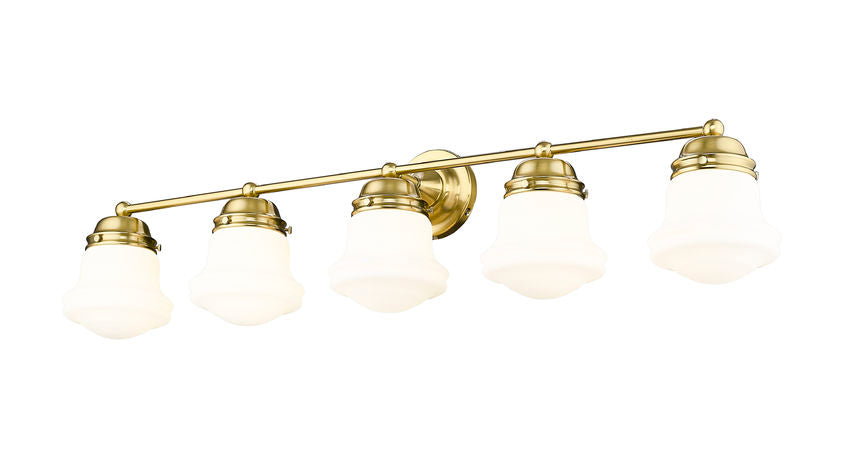 Z-Lite Vaughn Vanity Light 5-Light Luxe Gold - Lighting House Orillia