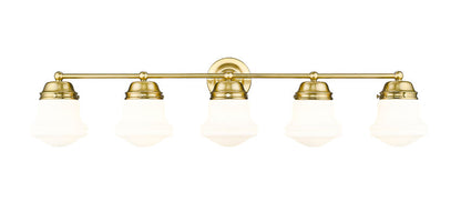 Z-Lite Vaughn Vanity Light 5-Light Luxe Gold - Lighting House Orillia