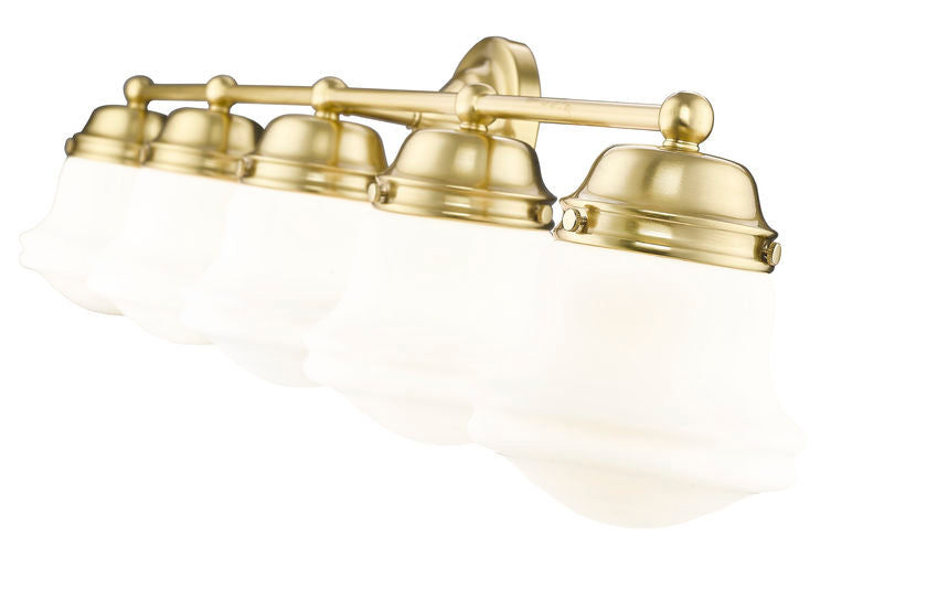Z-Lite Vaughn Vanity Light 5-Light Luxe Gold - Lighting House Orillia