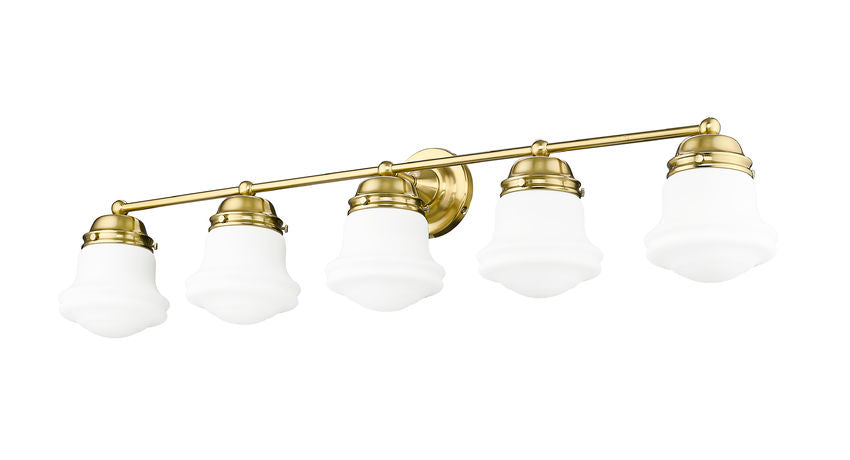Z-Lite Vaughn Vanity Light 5-Light Luxe Gold - Lighting House Orillia