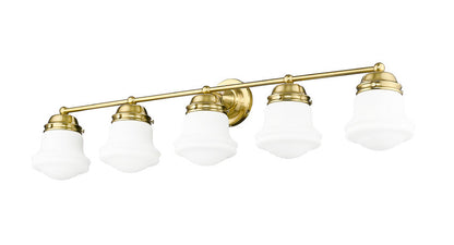 Z-Lite Vaughn Vanity Light 5-Light Luxe Gold - Lighting House Orillia