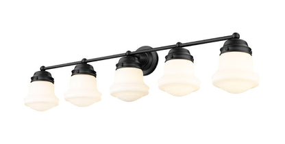 Z-Lite Vaughn Vanity Light 5-Light Matte Black - Lighting House Orillia