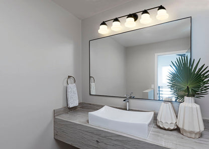 Z-Lite Vaughn Vanity Light 5-Light Matte Black - Lighting House Orillia