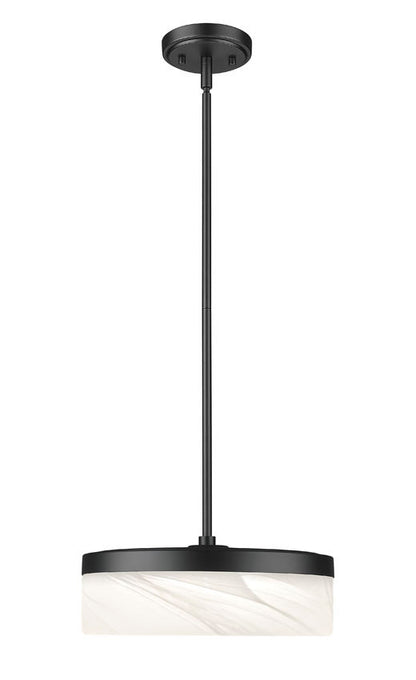Z-Lite Renaud LED 13 inch Pendant Matte Black | Lighting House Orillia
