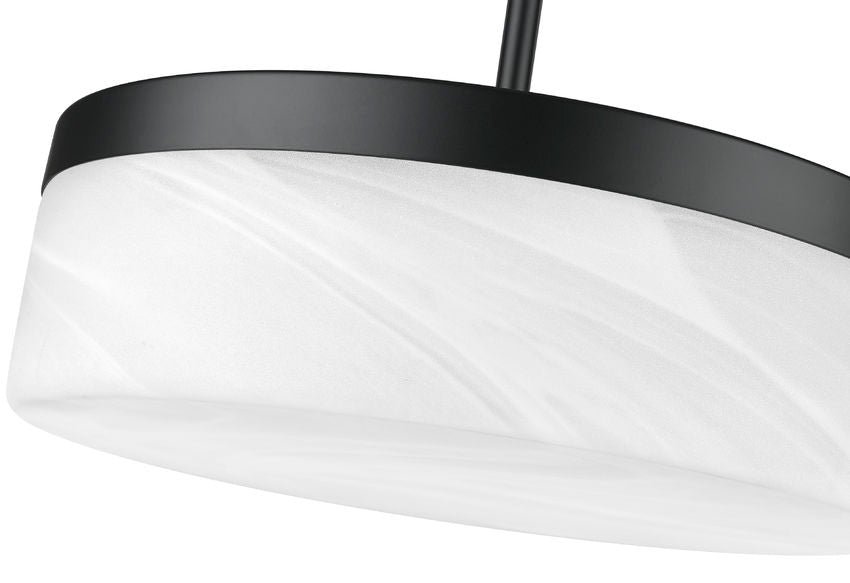 Z-Lite Renaud LED 13 inch Pendant Matte Black | Lighting House Orillia
