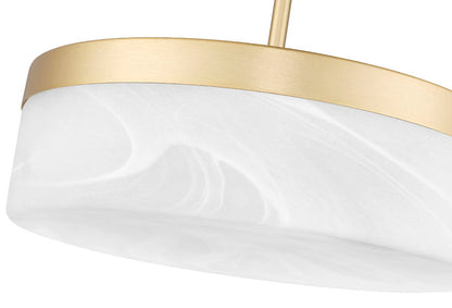 Z-Lite Renaud LED 13 inch Pendant Modern Gold | Lighting House Orillia