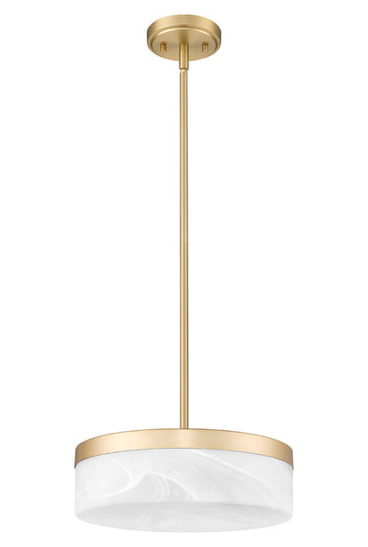 Z-Lite Renaud LED 13 inch Pendant Modern Gold | Lighting House Orillia