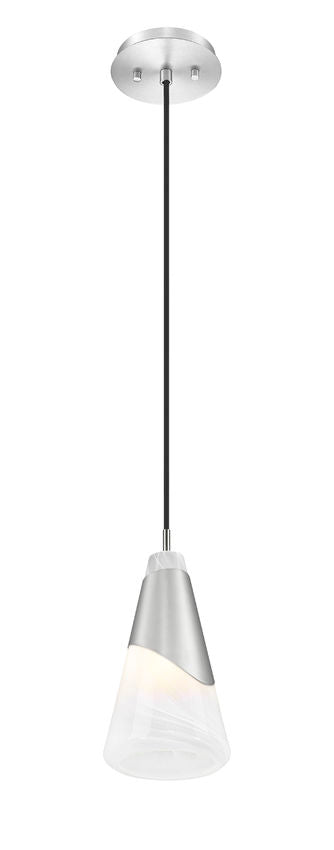 Z-Lite Rod Pendant Aimie Brushed Nickel - Lighting House Orillia