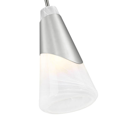 Z-Lite Rod Pendant Aimie Brushed Nickel - Lighting House Orillia