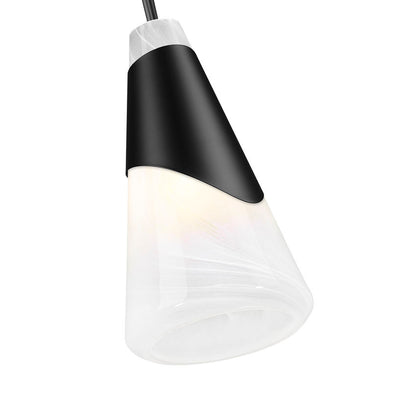 Z-Lite Rod Pendant Aimie Matte Black - Lighting House Orillia
