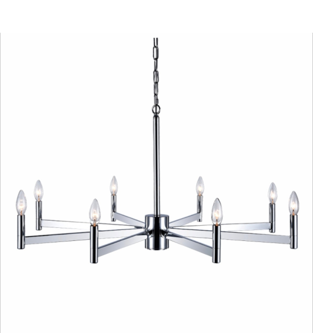 Matteo Lighting Euryale Chandelier, Chrome, View 1 | Lighting House Orillia
