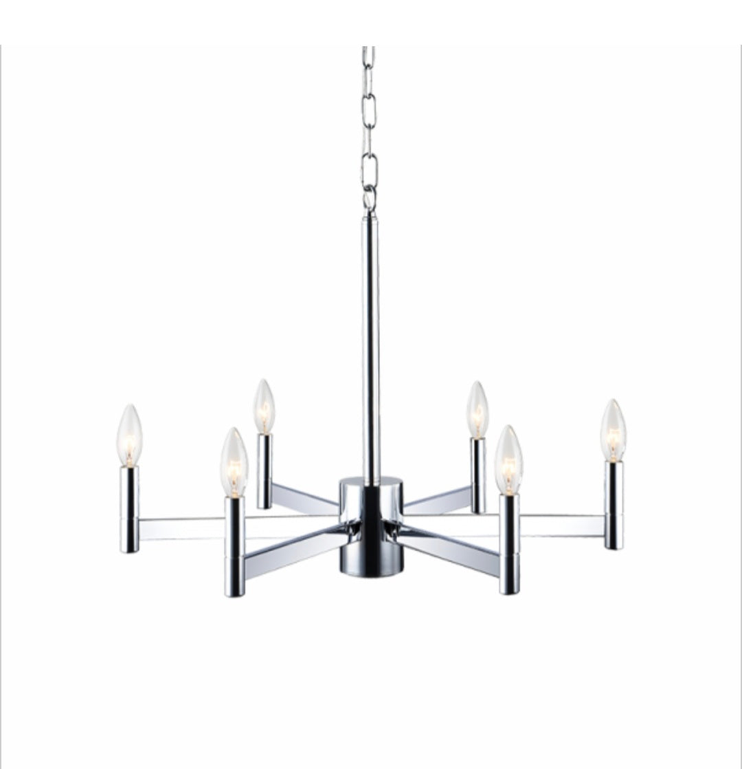 Matteo Lighting Euryale Chandelier, Chrome, View 4 | Lighting House Orillia