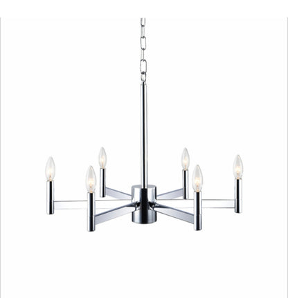 Matteo Lighting Euryale Chandelier, Chrome, View 4 | Lighting House Orillia