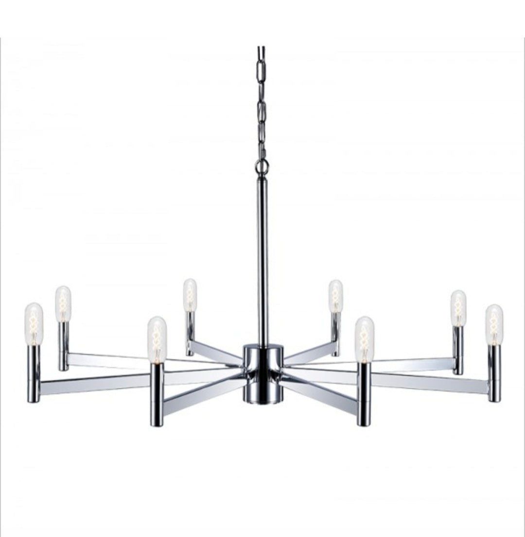 Matteo Lighting Euryale Chandelier, Chrome, View 2 | Lighting House Orillia