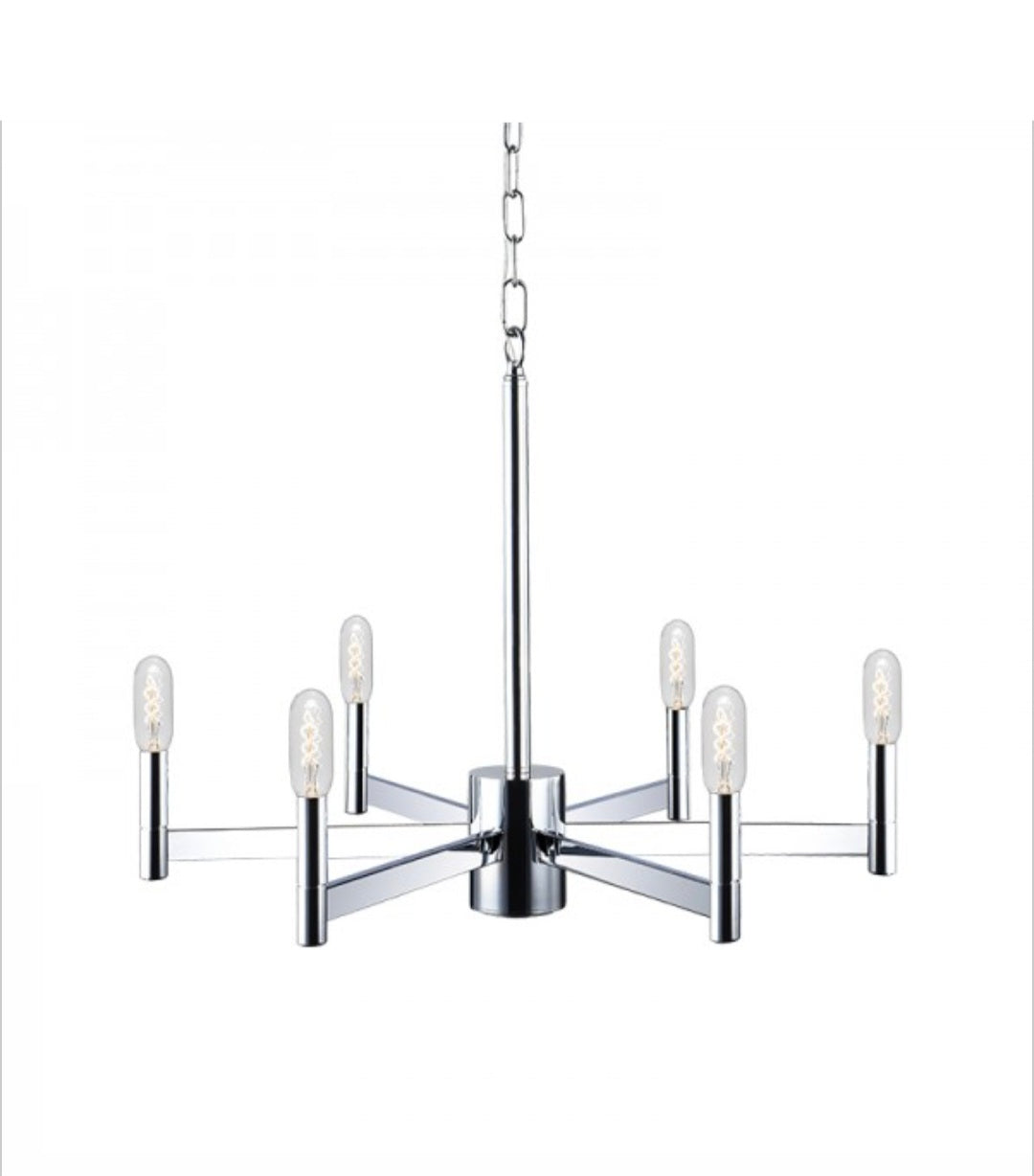 Matteo Lighting Euryale Chandelier, Chrome, View 5 | Lighting House Orillia