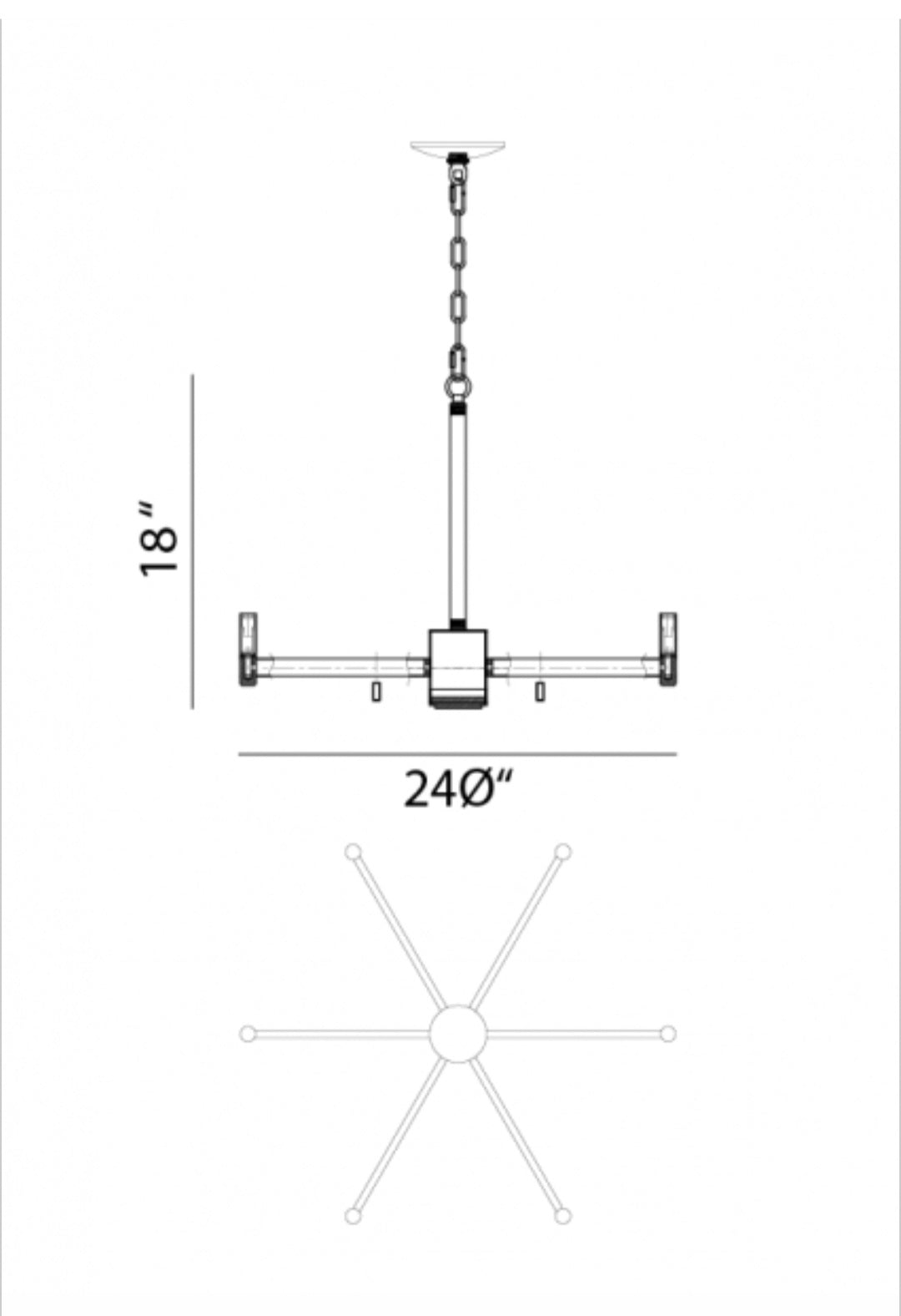 Matteo Lighting Euryale Chandelier, Chrome, View 3 | Lighting House Orillia