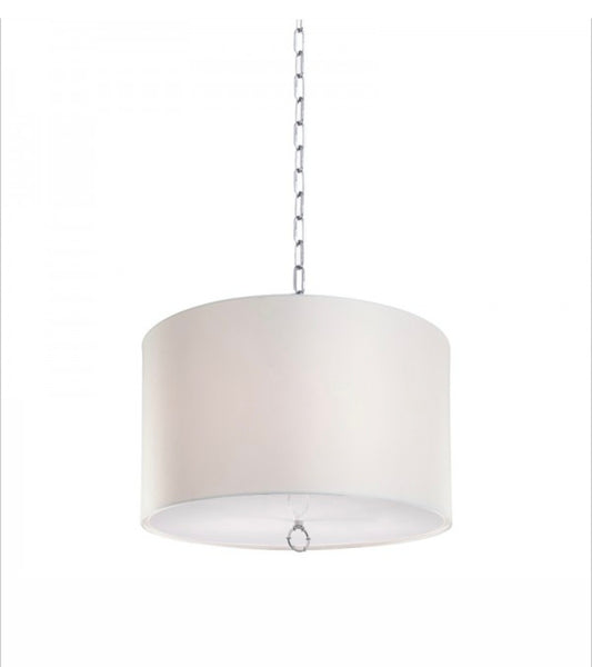 Matteo Lighting Primo Deroga Drum Pendant, Chrome, View 1 | Lighting House Orillia