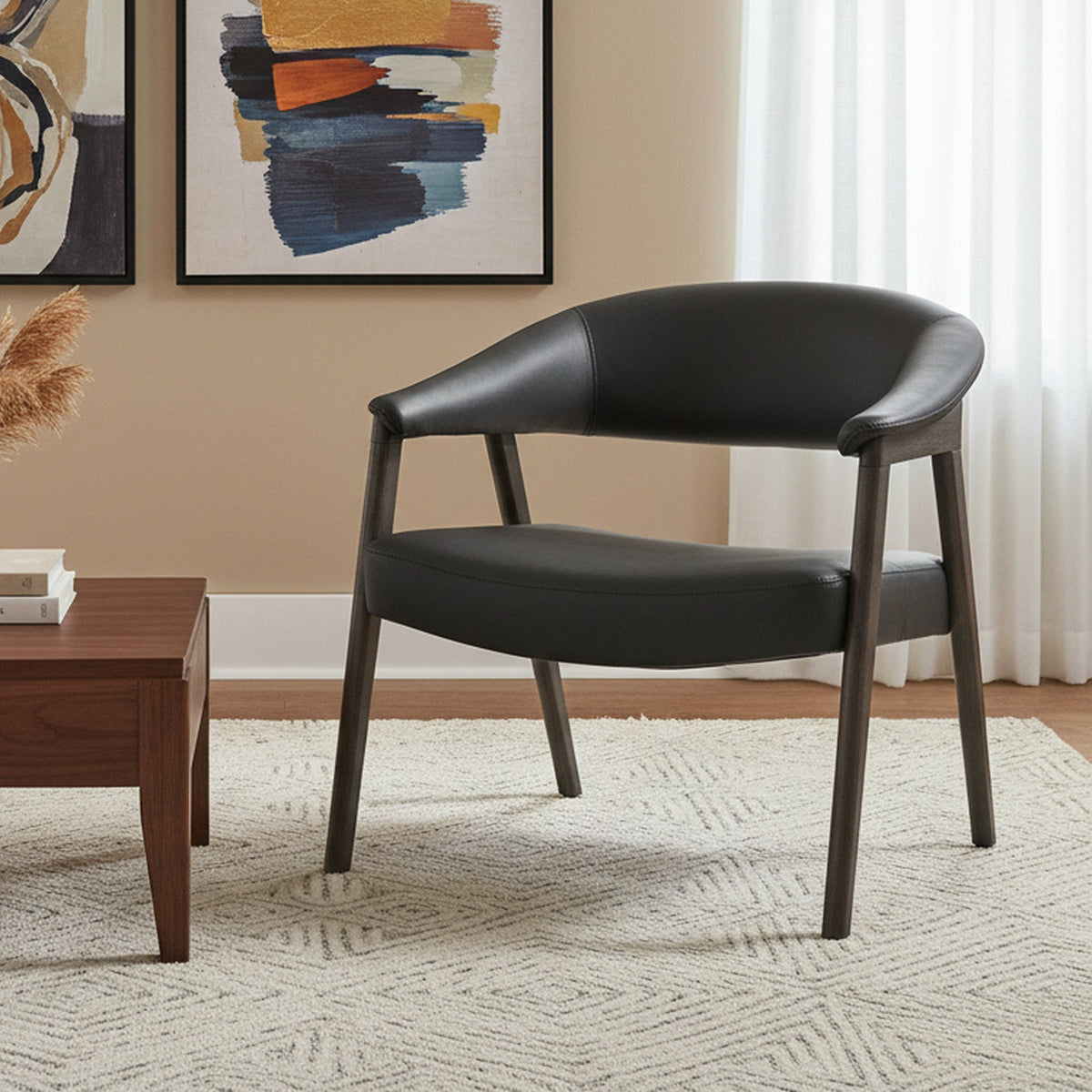 WHI Bexley Accent Chair Black Lighting House Orillia