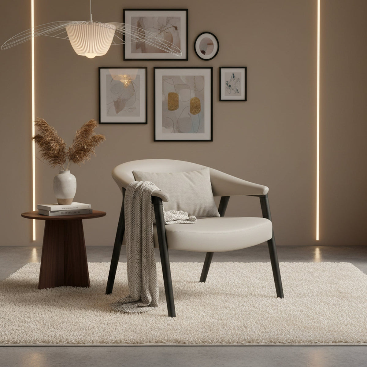 WHI Bexley Accent Chair Mushroom Lighting House Orillia