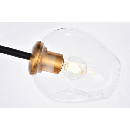 Cavoli 9-Light Chandelier Glass Shade Detail | Lighting House Orillia