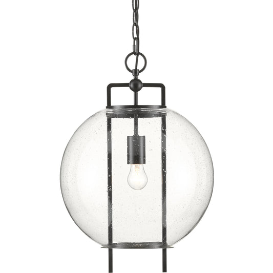 Currey & Company Breakspear Glass Pendant, Antique Black | Lighting House Orillia