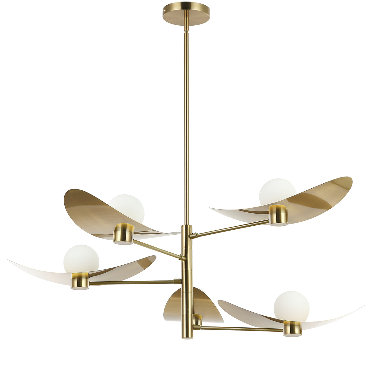 Dainolite Christobel Chandelier Aged Brass - Lighting House Orillia