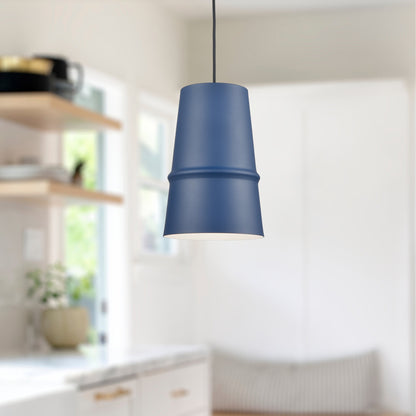 Kuzco Lighting Castor 8-inch Pendant - Indigo Blue | Lighting House Orillia
