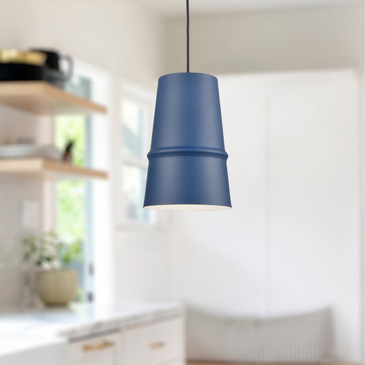 Kuzco Lighting Castor 8-inch Pendant - Indigo Blue | Lighting House Orillia