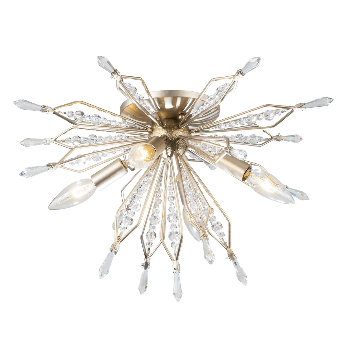 Varaluz Orbital 4-Light Wall Ceiling Light Gold Dust | Lighting House Orillia