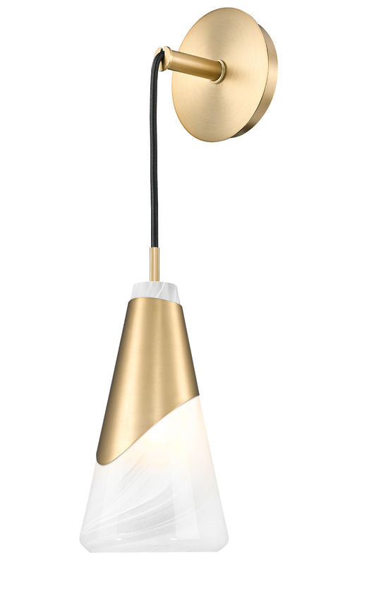 Z-Lite Wall Sconce Aimie Modern Gold - Lighting House Orillia