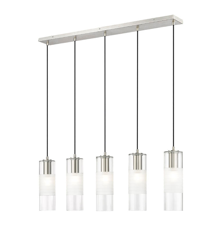 Z-Lite Alton Linear Chandelier Brushed Nickel | Lighting House Orillia