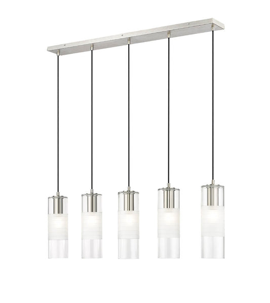 Z-Lite Alton Linear Chandelier Brushed Nickel | Lighting House Orillia