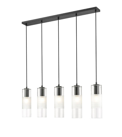 Z-Lite Alton Linear Chandelier Matte Black | Lighting House Orillia