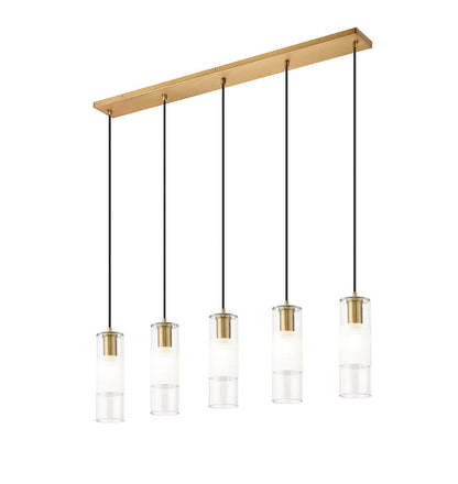 Z-Lite Alton Linear Chandelier Dining Room Interior Lifestyle | Lighting House Orillia
