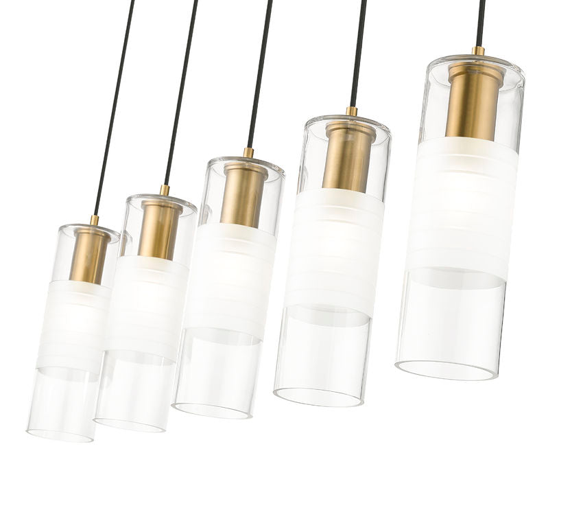 Z-Lite Alton Linear Chandelier Interior Lifestyle Angle | Lighting House Orillia