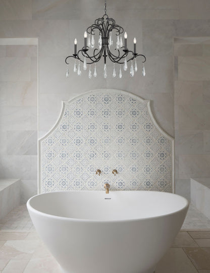 Z-Lite Amara Chandelier Scroll Detail | Lighting House Orillia