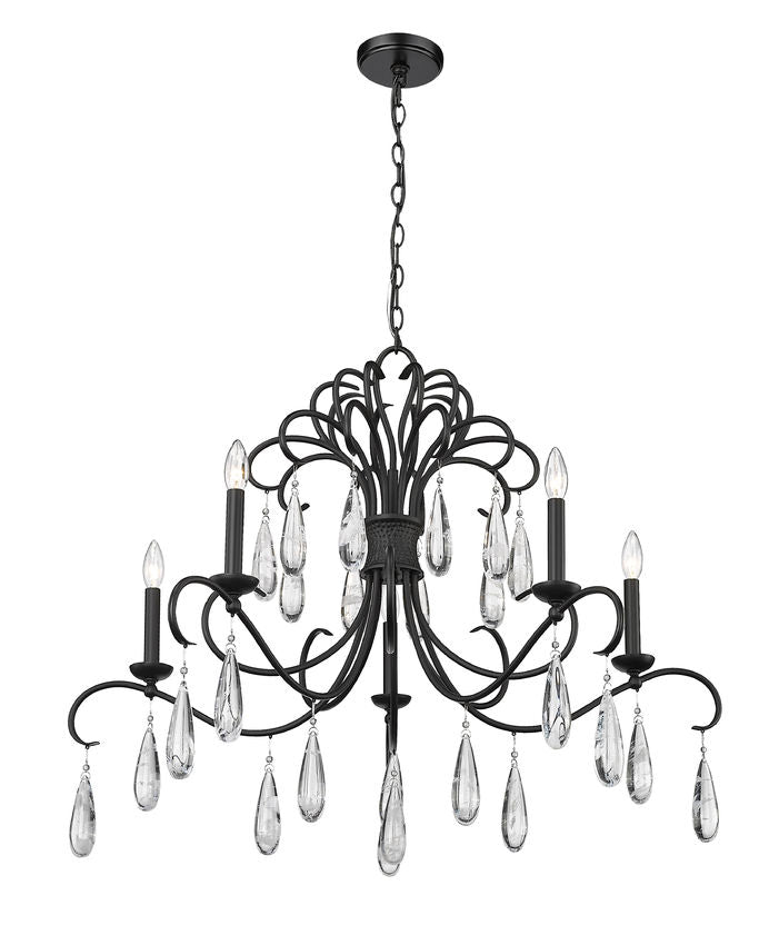 Z-Lite Amara Chandelier Dining Room Interior Lifestyle | Lighting House Orillia