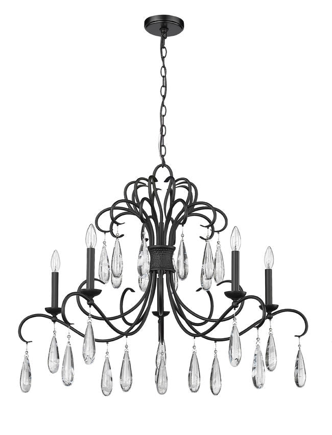 Z-Lite Amara Chandelier Night Lighting | Lighting House Orillia