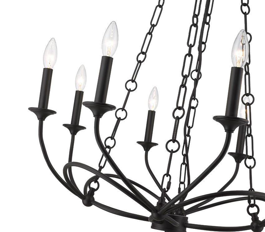 Z-Lite Arabella Chandelier Interior Lifestyle Angle | Lighting House Orillia