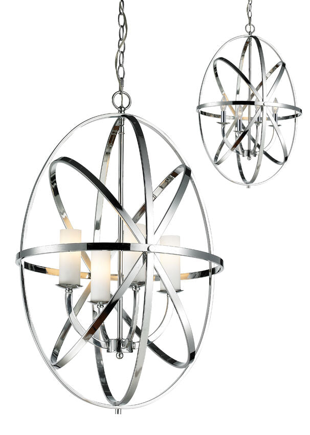 Z-Lite Aranya Mini Chandelier Chrome | Lighting House Orillia