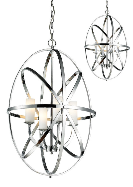 Z-Lite Aranya Mini Chandelier Chrome | Lighting House Orillia