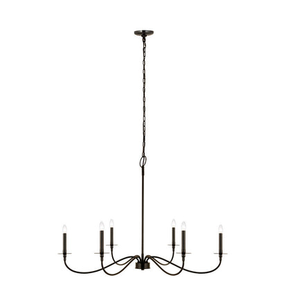 Z-Lite Arrington Chandelier 42 inch Matte Black | Lighting House Orillia