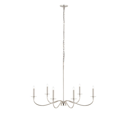 Z-Lite Arrington Chandelier 42 inch Polished Nickel | Lighting House Orillia