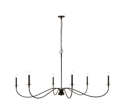 Z-Lite Arrington Chandelier 63 inch Matte Black | Lighting House Orillia