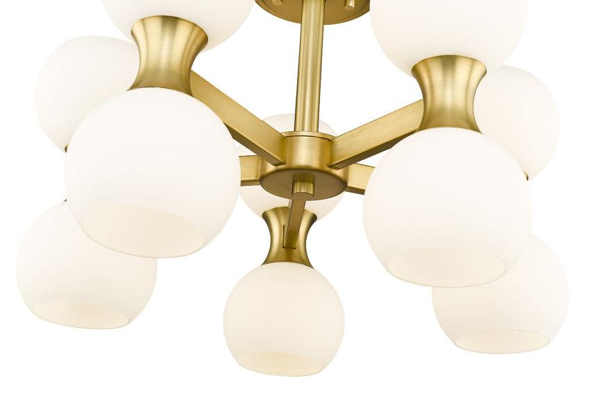 Z-Lite Artemis Semi-Flush Mount Interior Lifestyle Angle | Lighting House Orillia