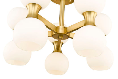 Z-Lite Artemis Semi-Flush Mount Interior Lifestyle Angle | Lighting House Orillia